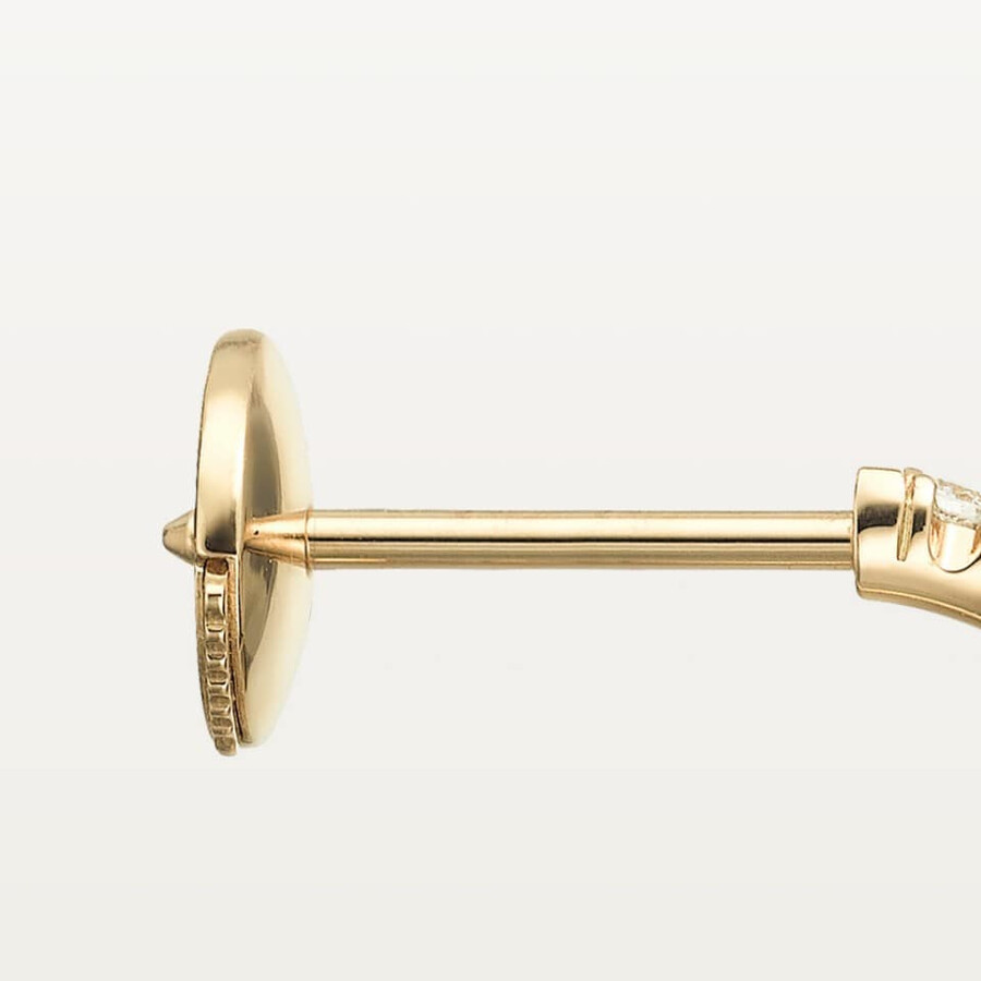etincelle de cartier creolen kleines modell mit pavé-fassung