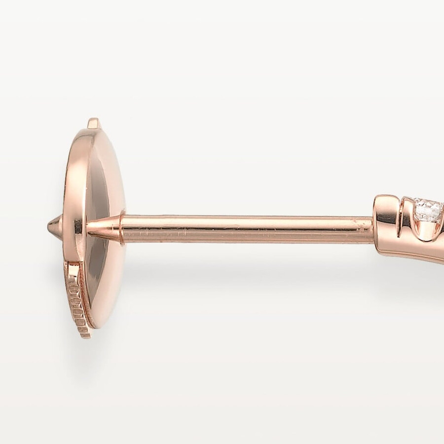 etincelle de cartier creolen mittleres modell mit pavé-fassung