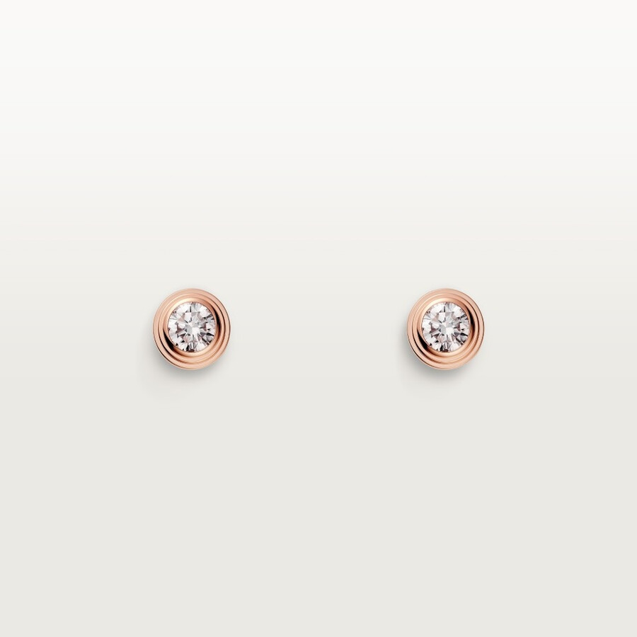 cartier damour ohrstecker 2 diamanten kleines modell
