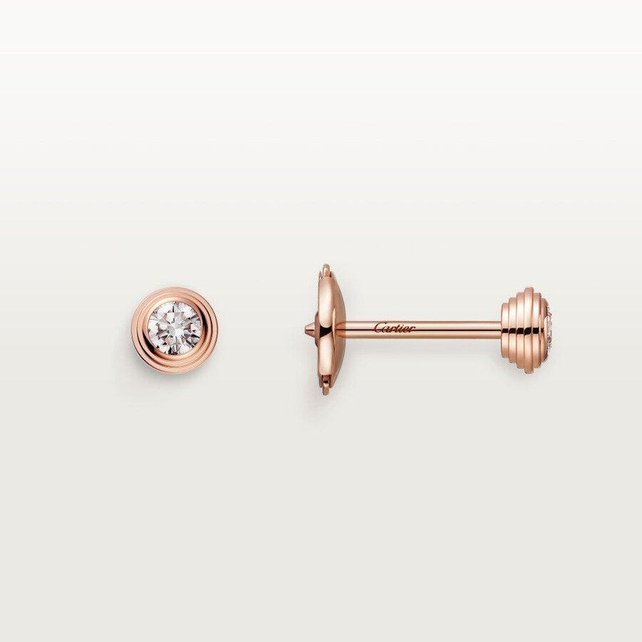 cartier damour ohrstecker 2 diamanten kleines modell