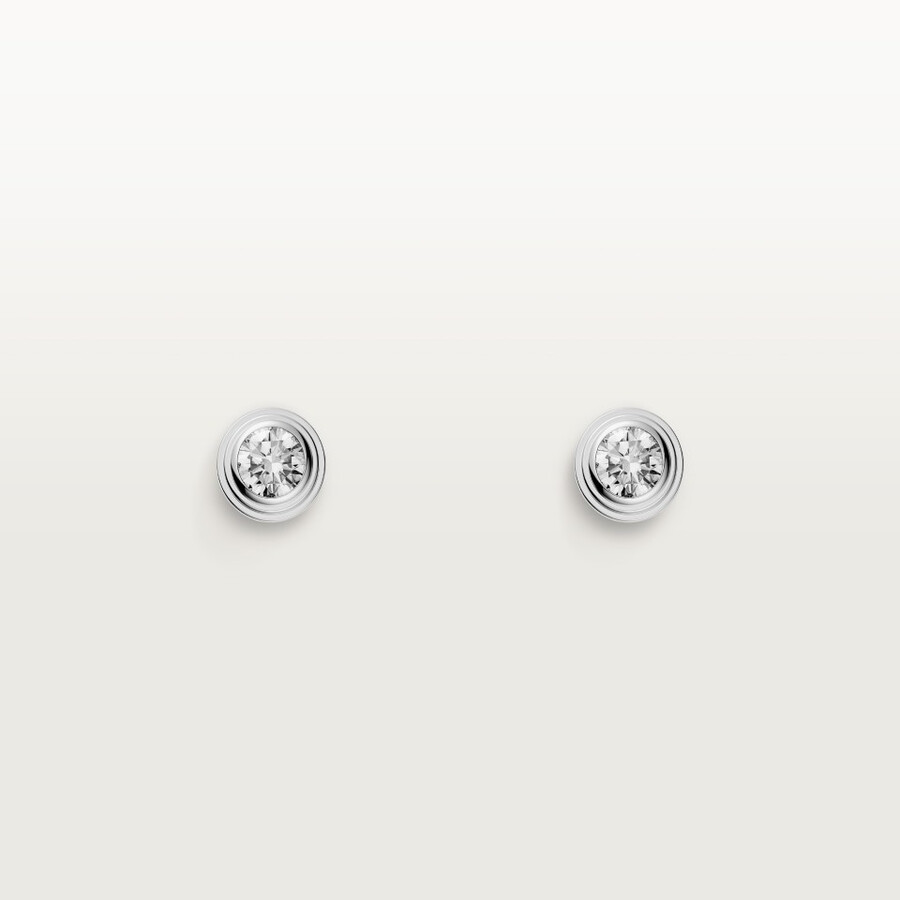 cartier damour ohrstecker 2 diamanten kleines modell