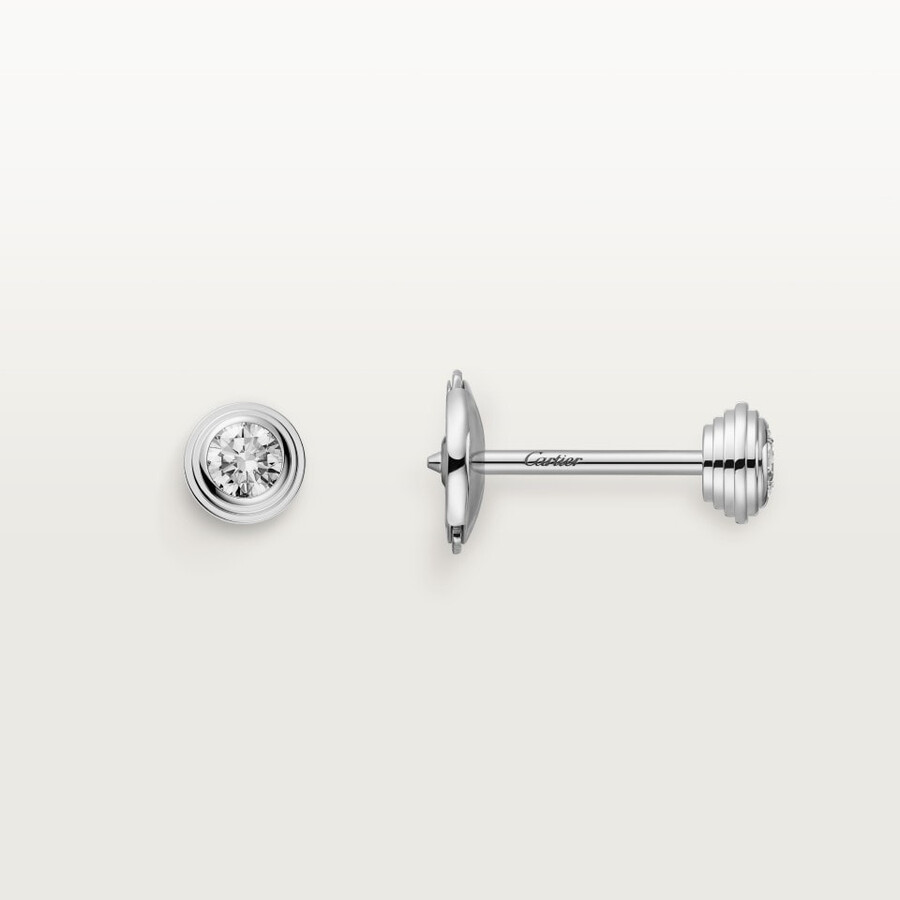 cartier damour ohrstecker 2 diamanten kleines modell