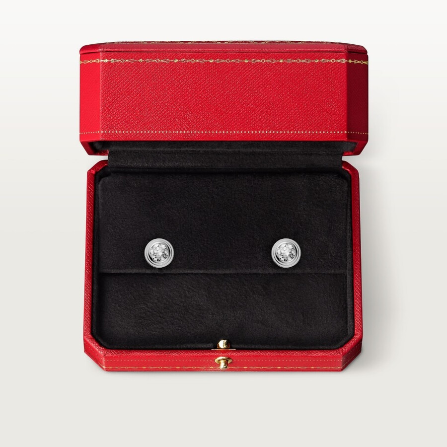 cartier damour ohrstecker 2 diamanten kleines modell