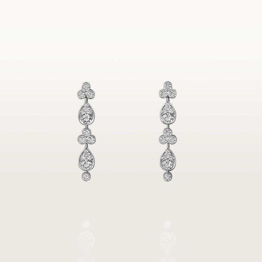 pluie de cartier ohrringe diamanten