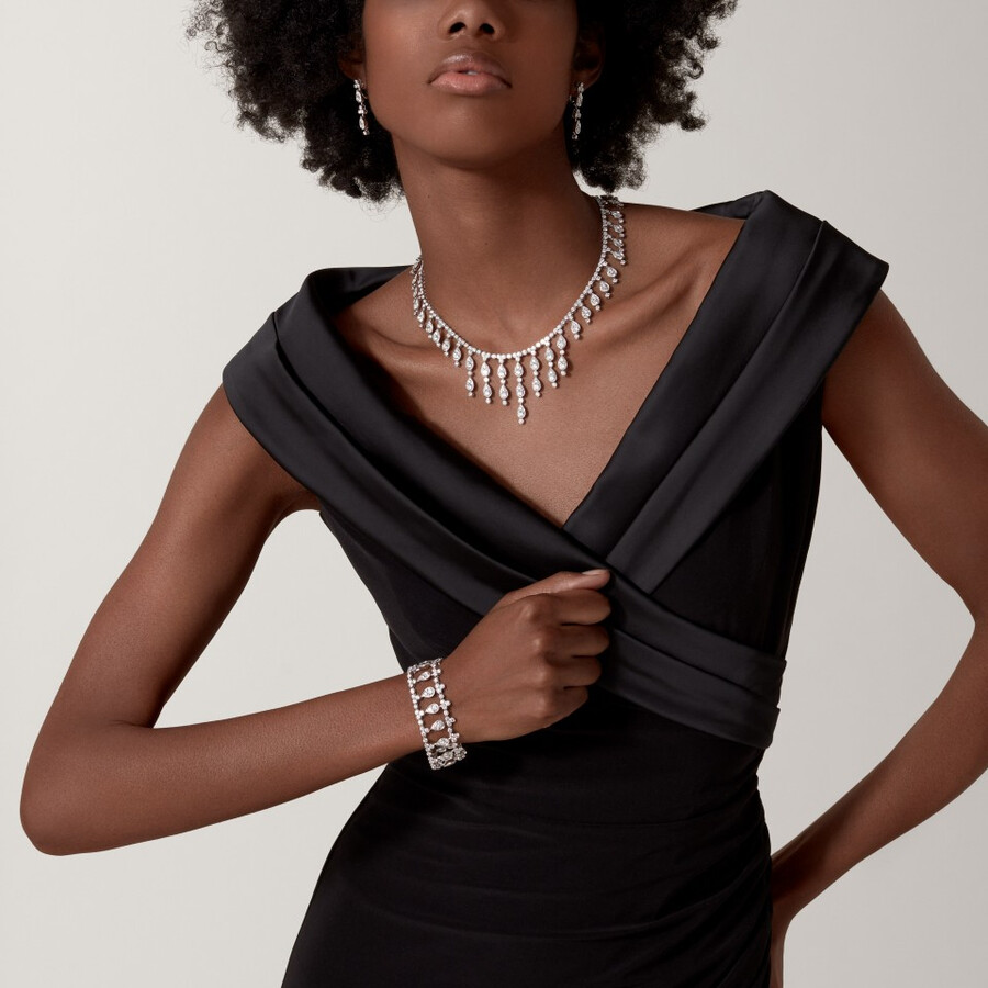 pluie de cartier ohrringe diamanten