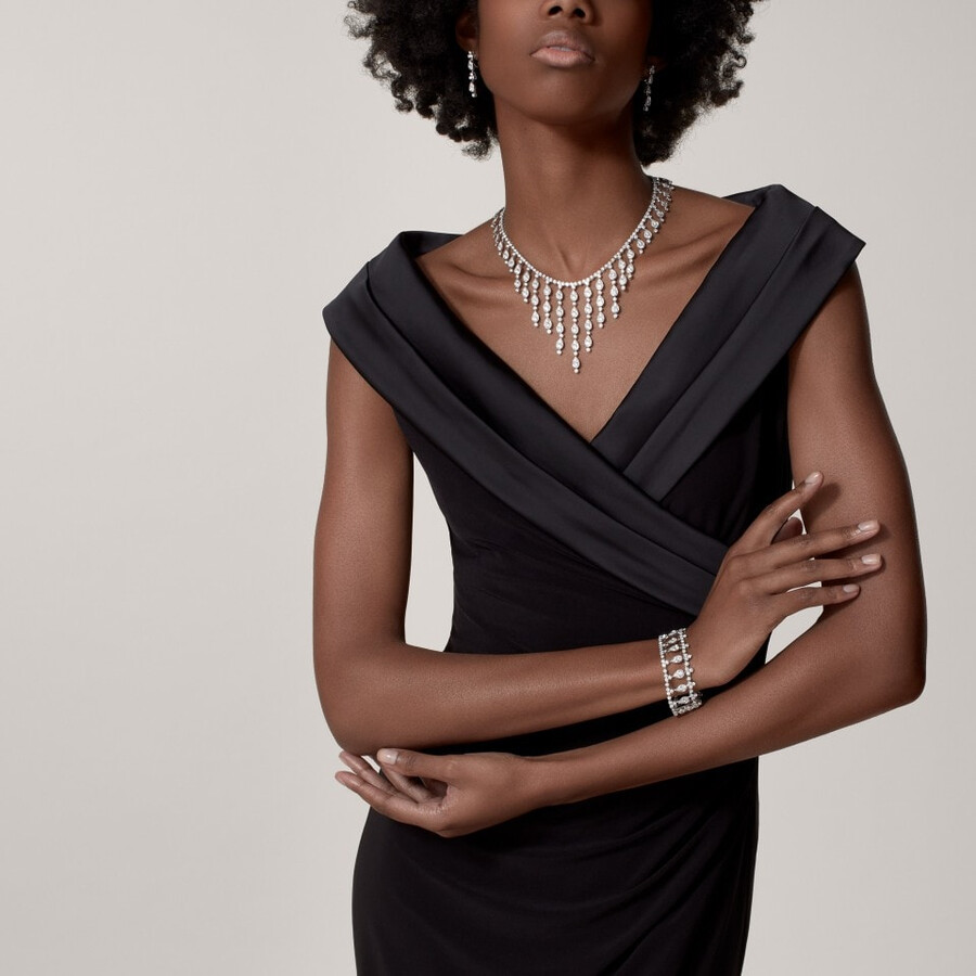 pluie de cartier ohrringe diamanten