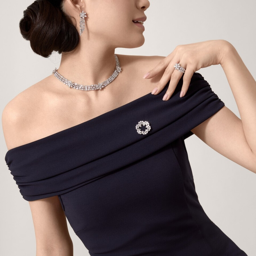 ohrringe aus der diamond collection diamanten