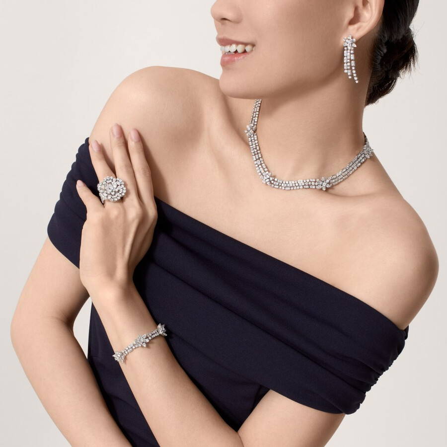 ohrringe aus der diamond collection diamanten
