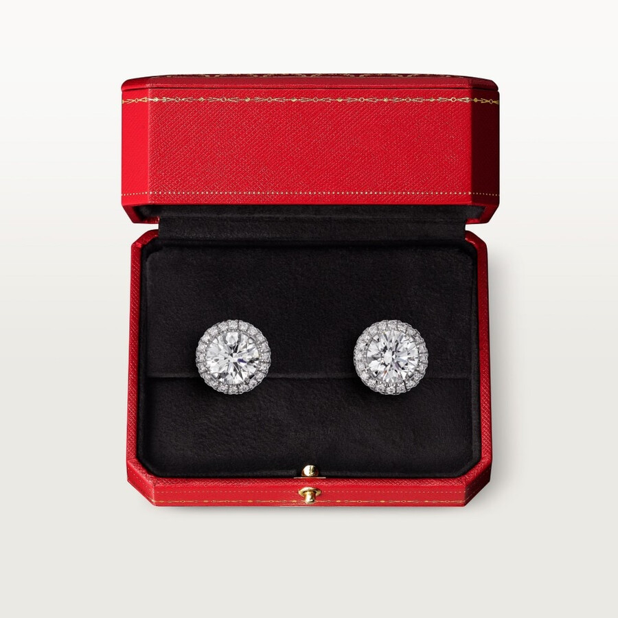 cartier destinée ohrstecker 2 brillanten pavé-fassung