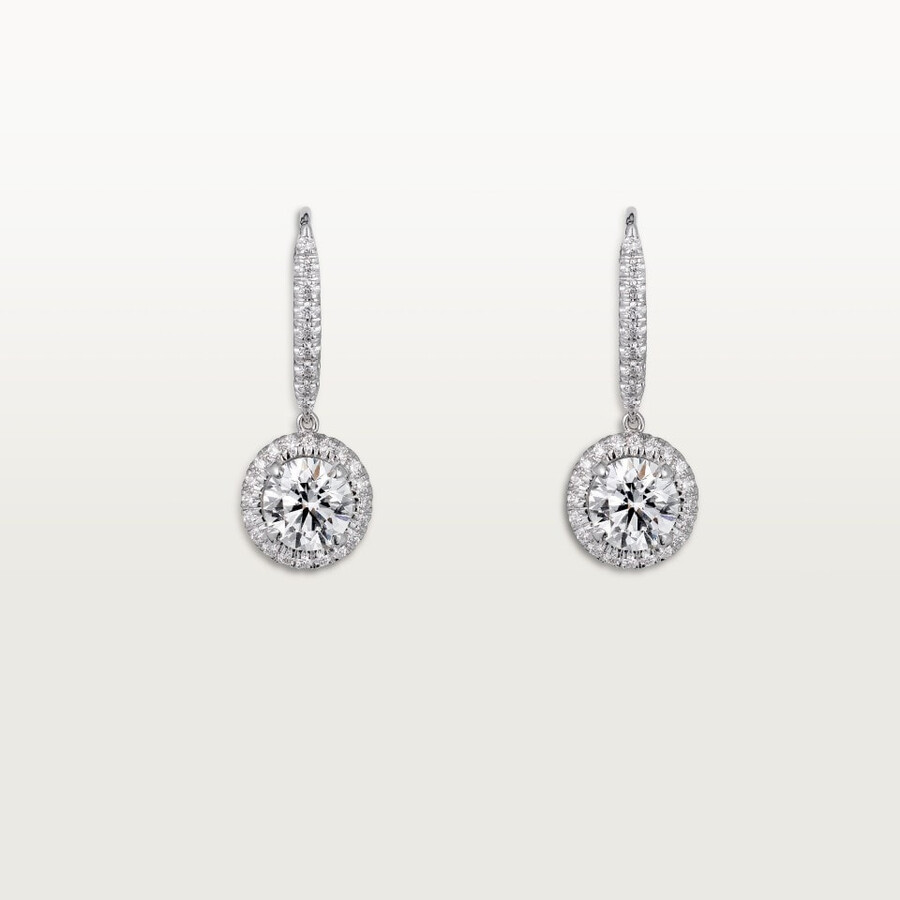 cartier destinée ohrhänger 2 brillanten pavé-fassung