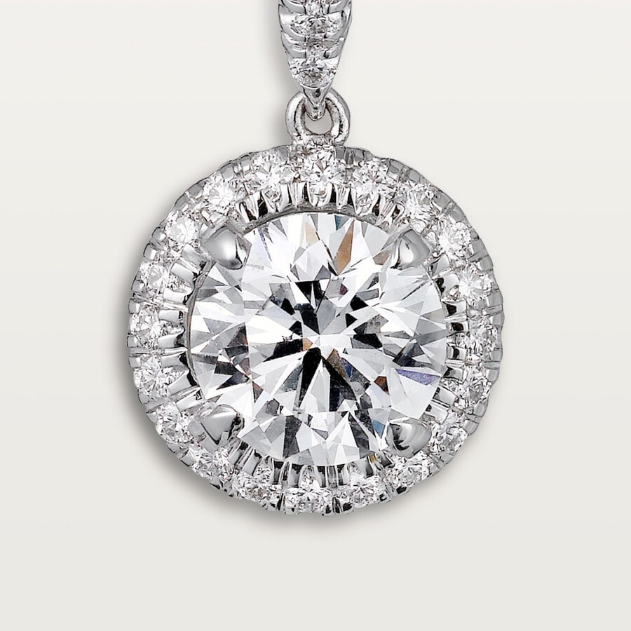 cartier destinée ohrhänger 2 brillanten pavé-fassung