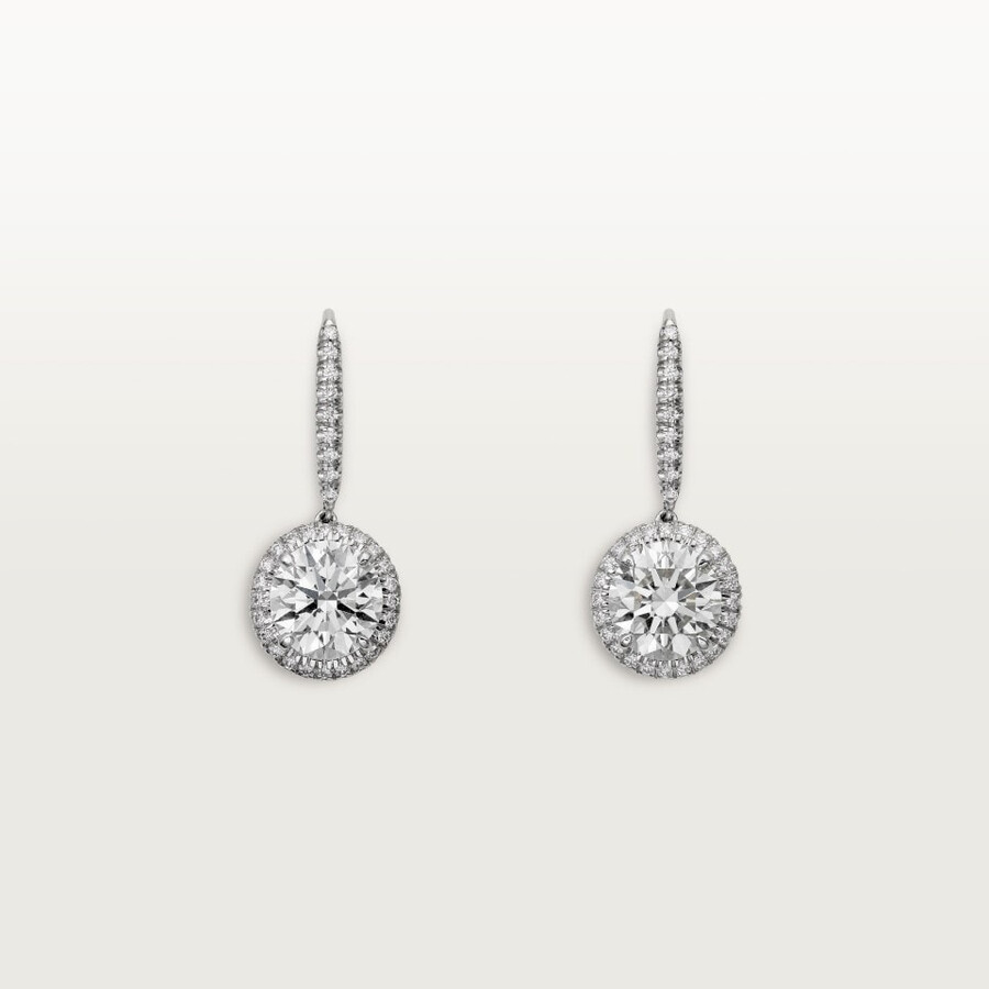 cartier destinée ohrhänger 2 brillanten pavé-fassung