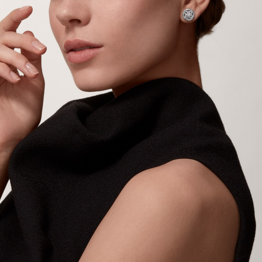 galanterie de cartier ohrstecker 2 brillanten pavé-fassung