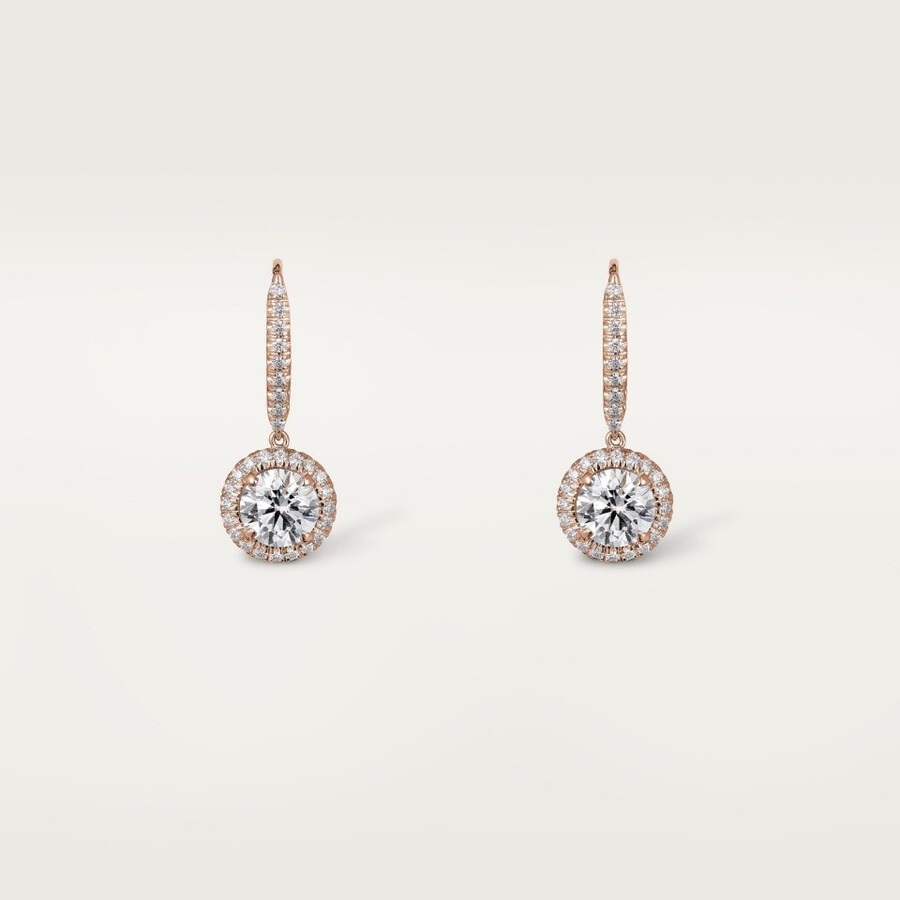 cartier destinée ohrhänger 2 brillanten pavé-fassung
