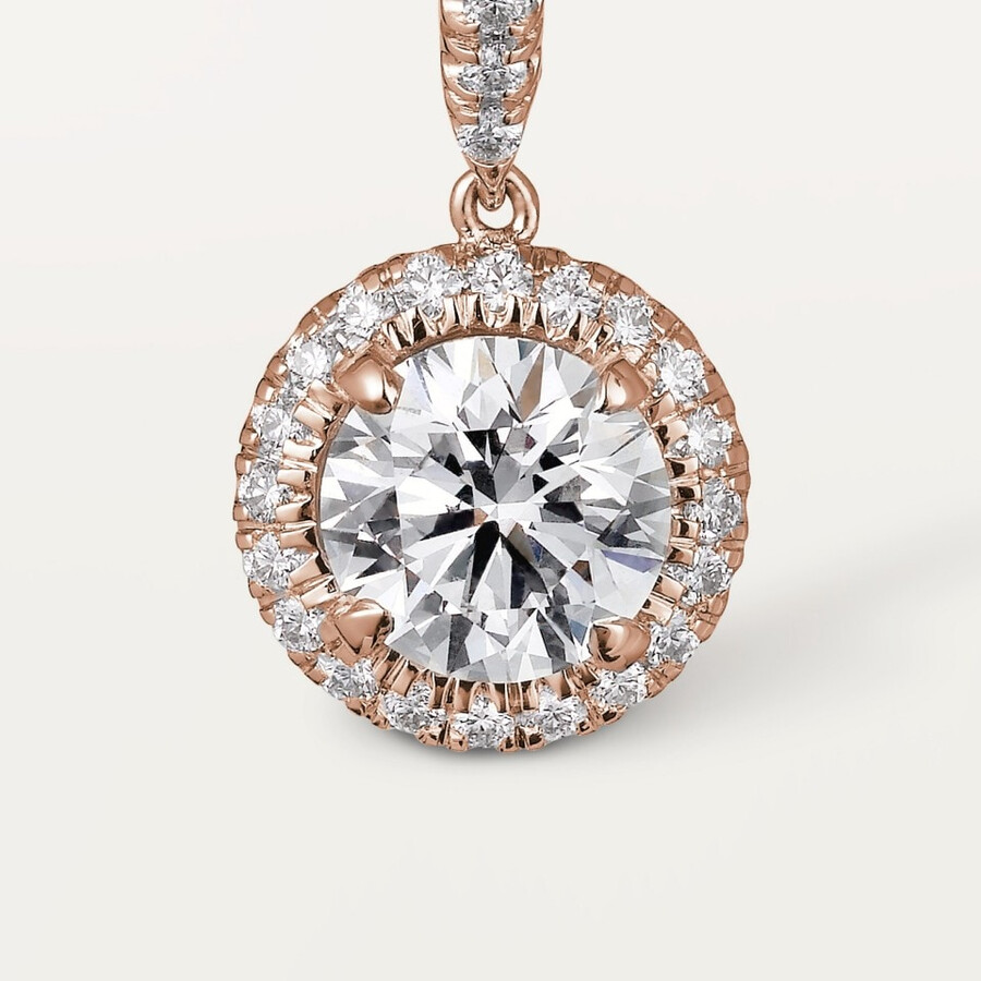 cartier destinée ohrhänger 2 brillanten pavé-fassung