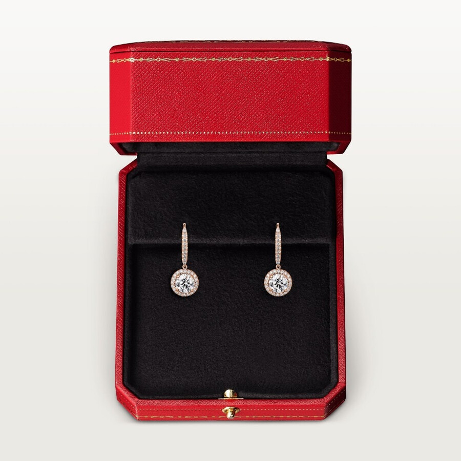 cartier destinée ohrhänger 2 brillanten pavé-fassung