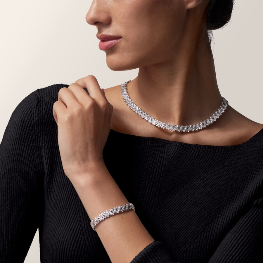 halskette reflection de cartier diamanten