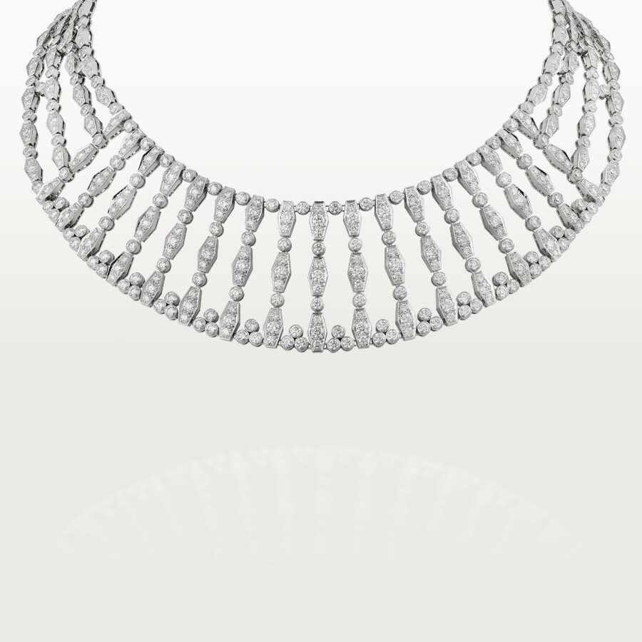 cartier rain halskette diamanten