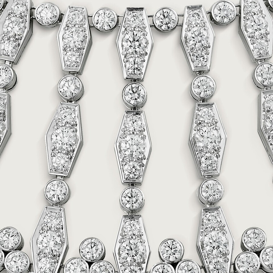 cartier rain halskette diamanten