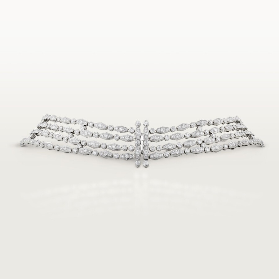 cartier rain halskette diamanten