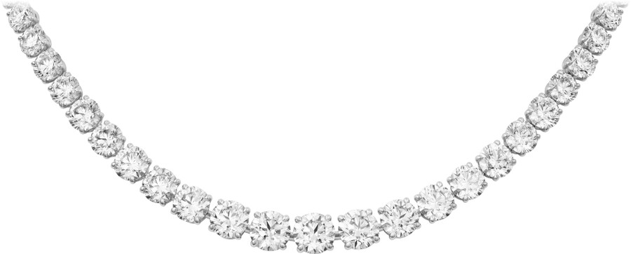 halskette „essential lines diamanten im brillantschliff