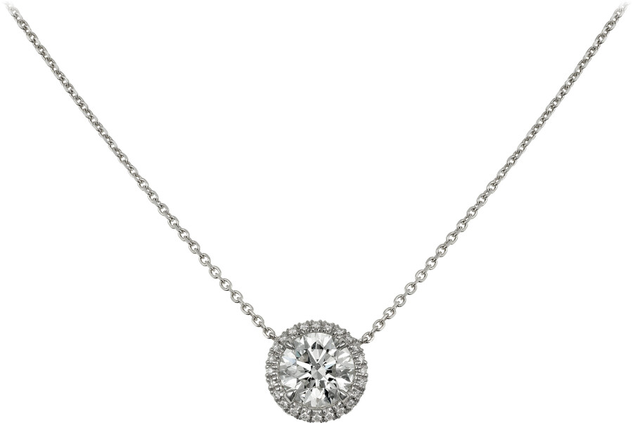 cartier destinée-anhänger diamant gepflastert