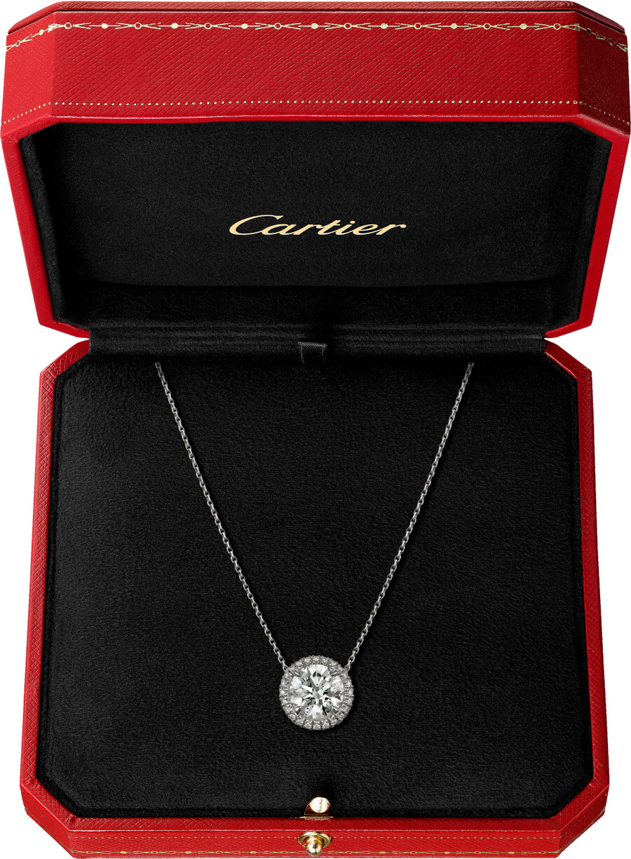 cartier destinée-anhänger diamant gepflastert