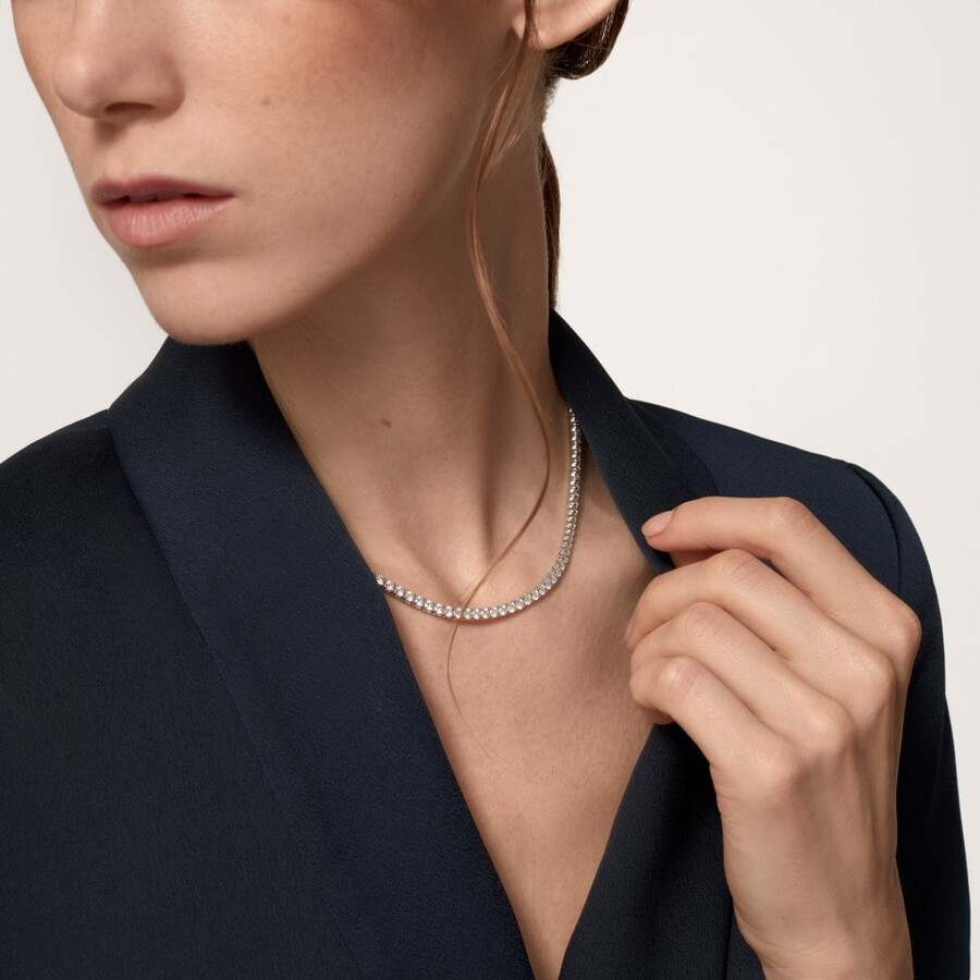 halskette „essential lines diamanten im brillantschliff