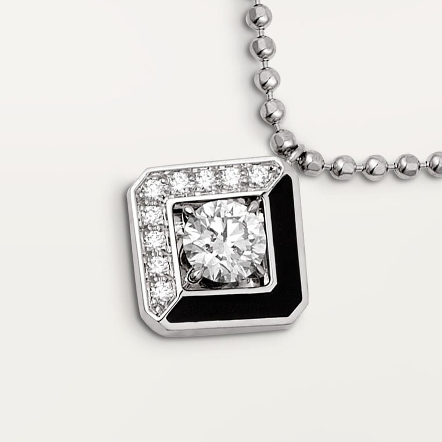 galanterie de cartier-anhänger diamant im brillantschliff halb gepflastert