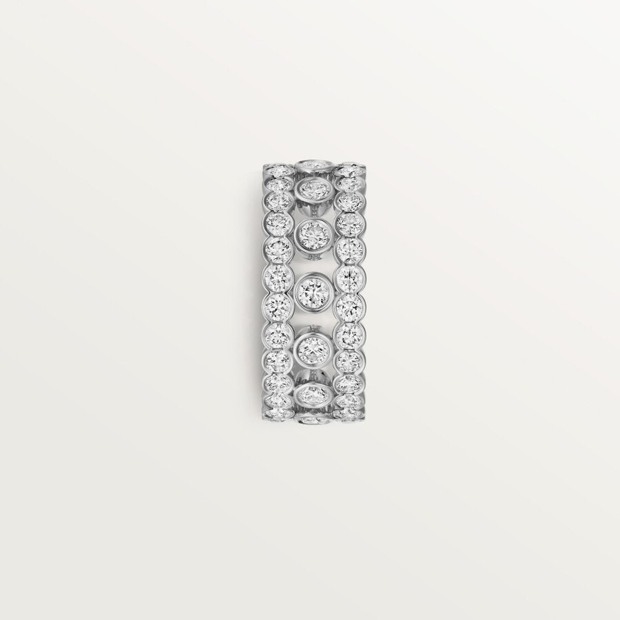 broderie de cartier ring dreireihig diamanten