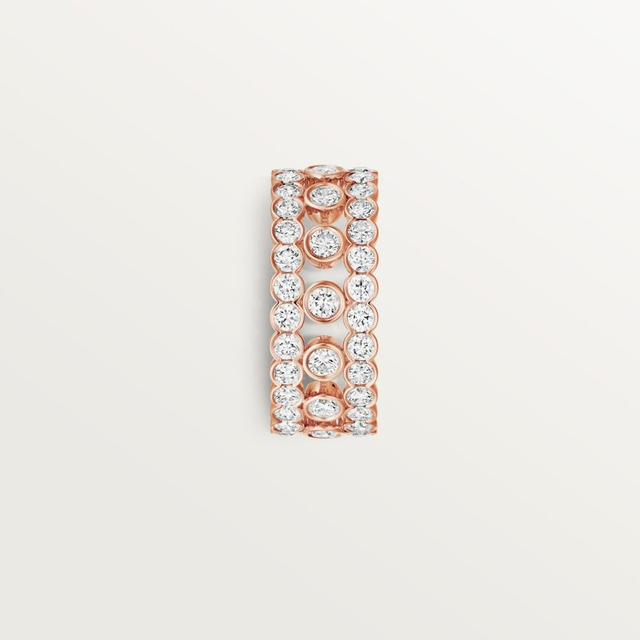 broderie de cartier ring dreireihig diamanten