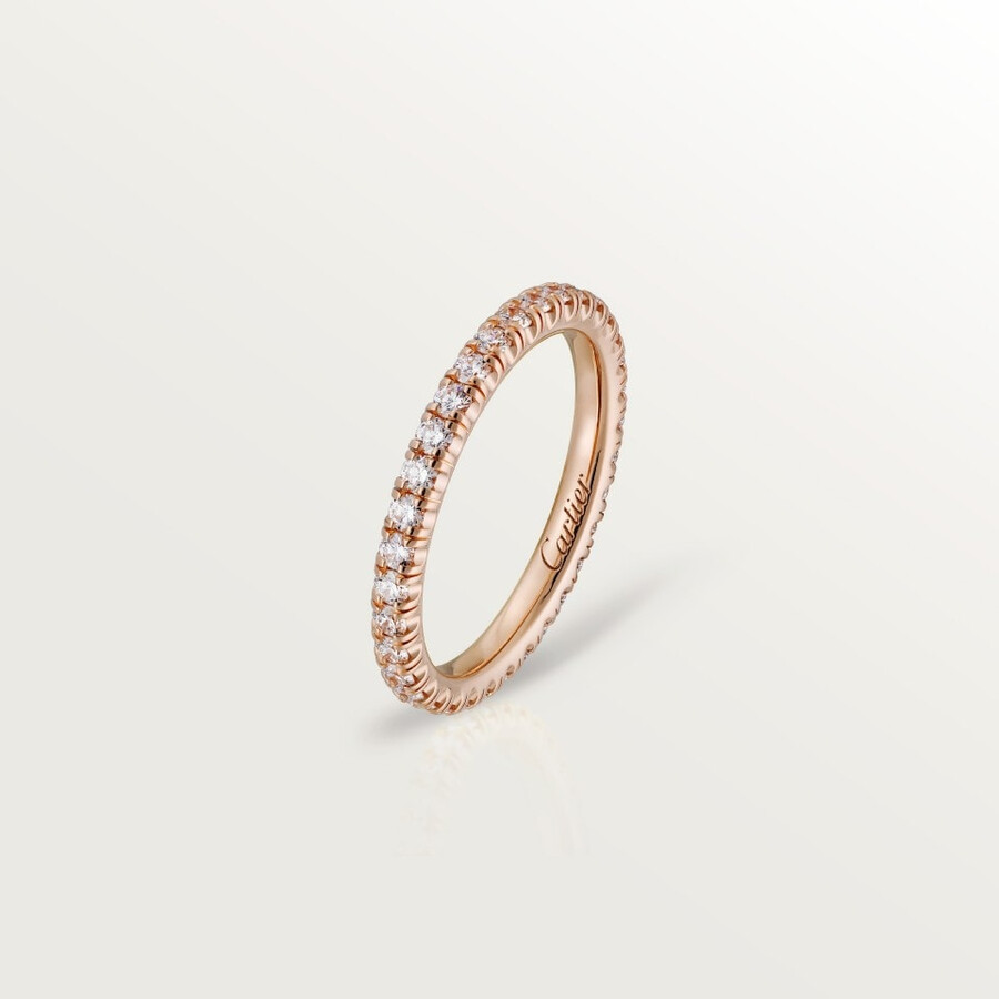 etincelle de cartier ehering 2 mm breit mit pavé-fassung