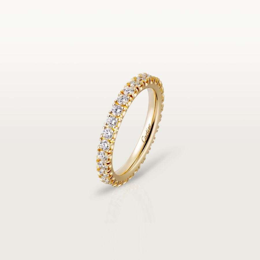 etincelle de cartier ehering 26 mm breit mit pavé-fassung