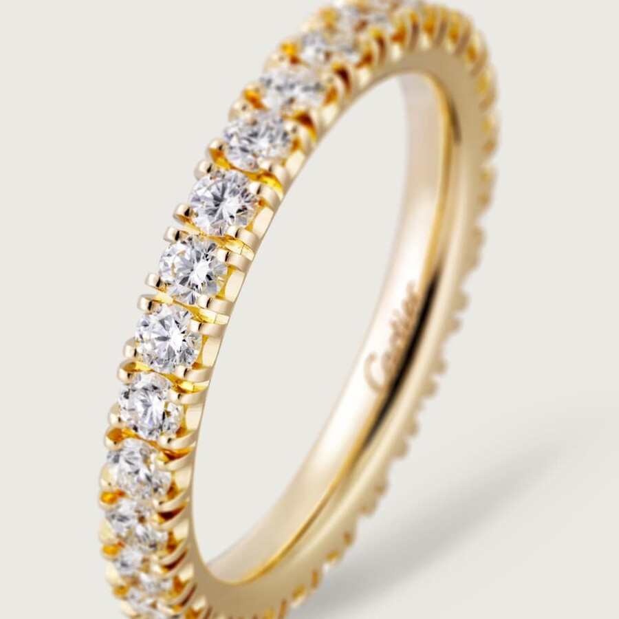 etincelle de cartier ehering 26 mm breit mit pavé-fassung