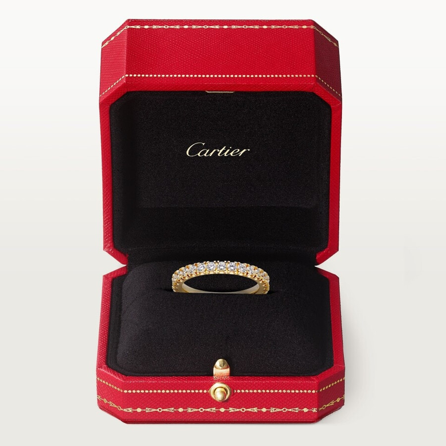 etincelle de cartier ehering 26 mm breit mit pavé-fassung