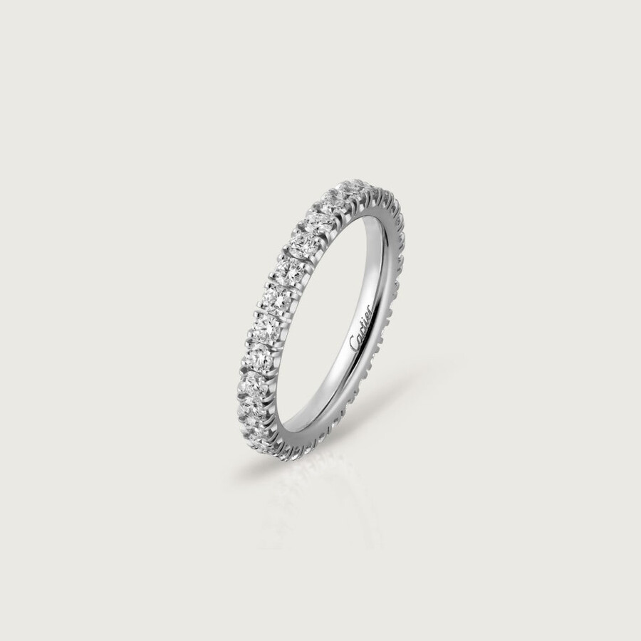 etincelle de cartier ehering 26 mm breit mit pavé-fassung