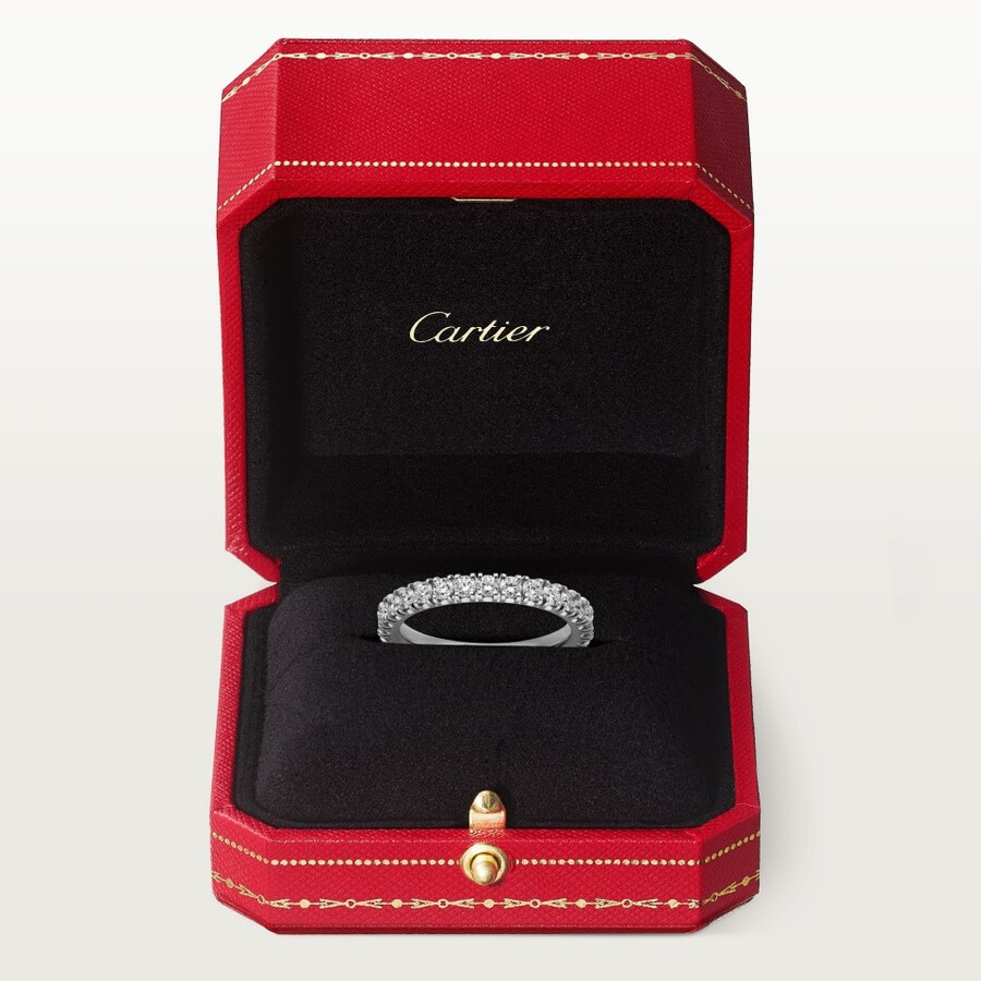 etincelle de cartier ehering 26 mm breit mit pavé-fassung