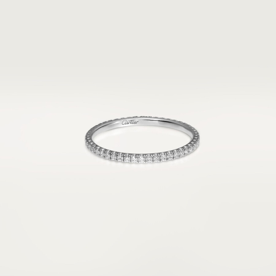 etincelle de cartier ehering 15 mm breit mit pavé-fassung