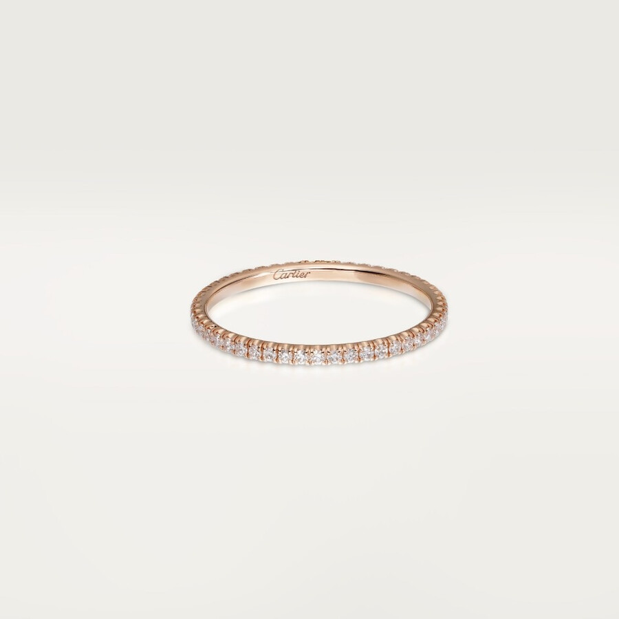 etincelle de cartier ehering 15 mm breit mit pavé-fassung