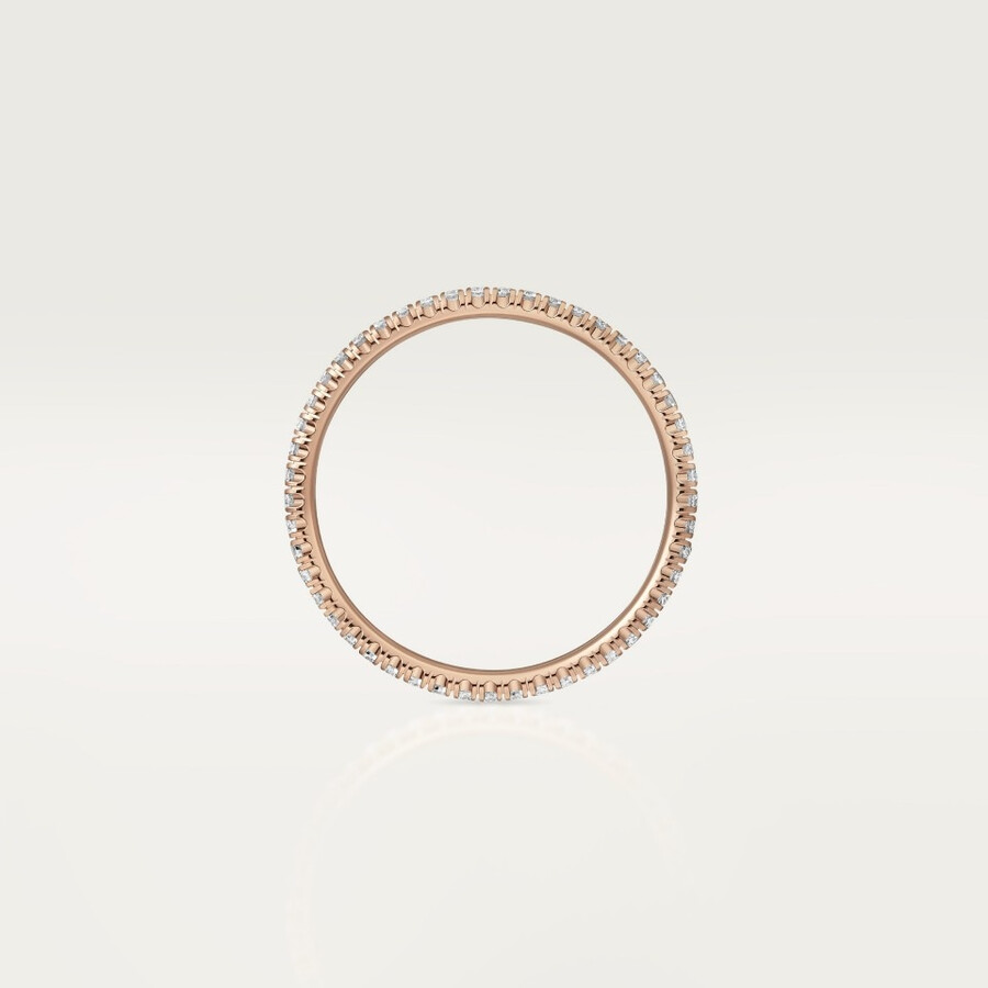 etincelle de cartier ehering 15 mm breit mit pavé-fassung