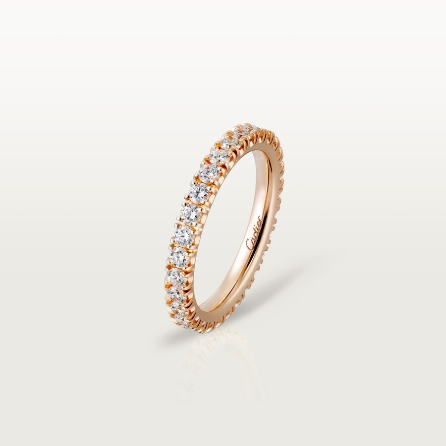 etincelle de cartier ehering 26 mm breit mit pavé-fassung