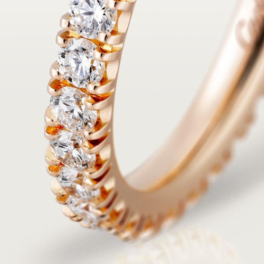 etincelle de cartier ehering 26 mm breit mit pavé-fassung