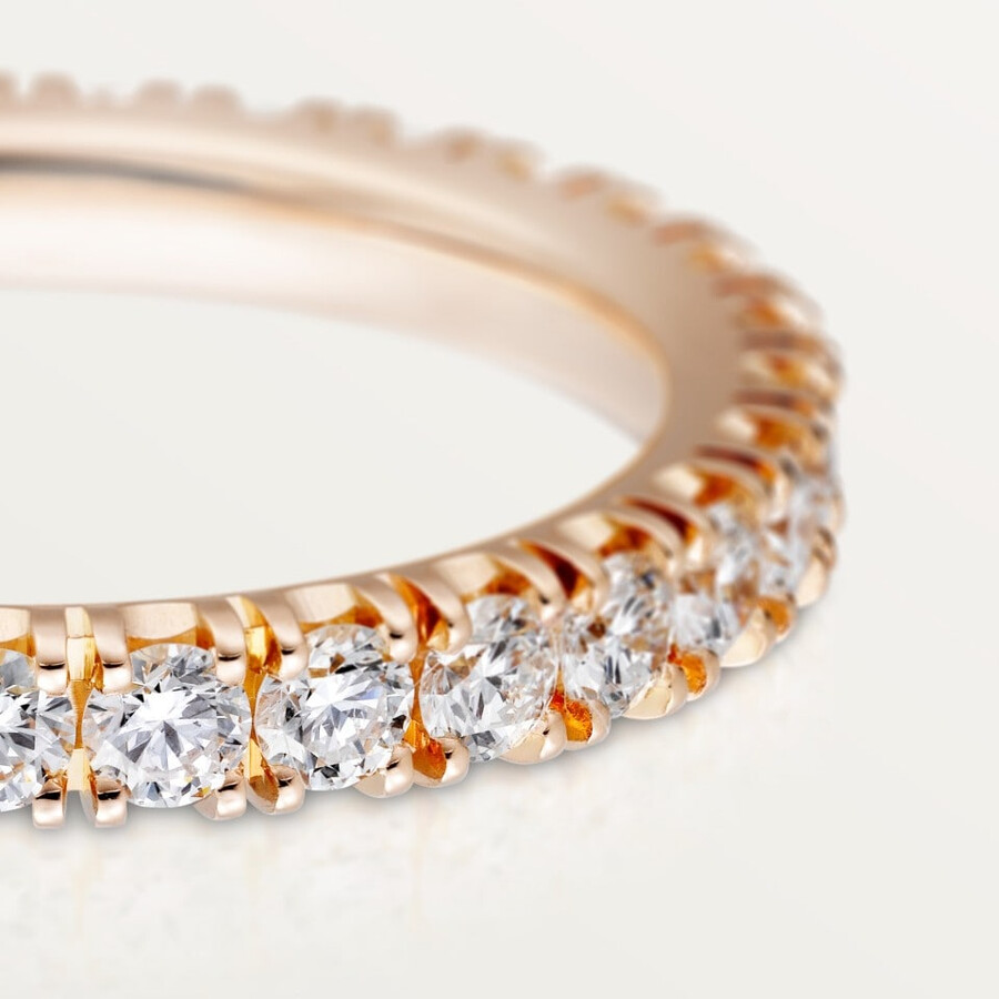 etincelle de cartier ehering 26 mm breit mit pavé-fassung