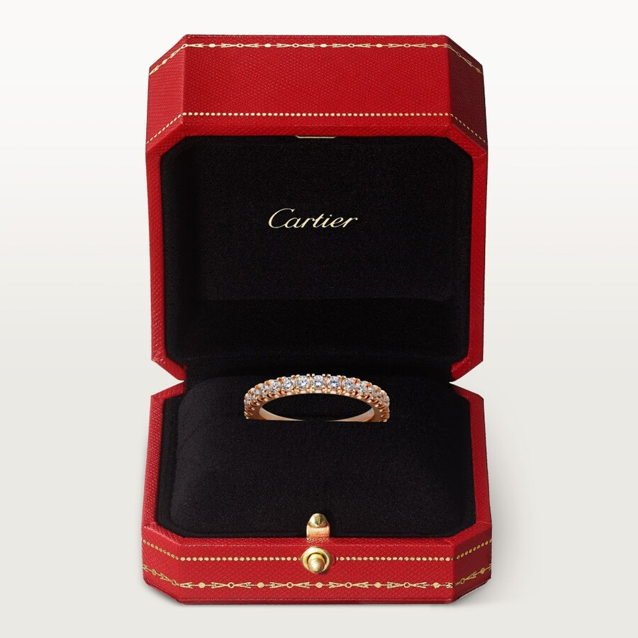 etincelle de cartier ehering 26 mm breit mit pavé-fassung