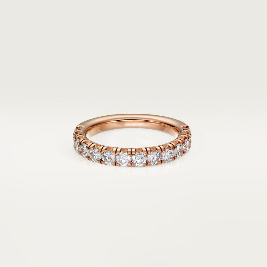etincelle de cartier ehering 35 mm breit halbpavé
