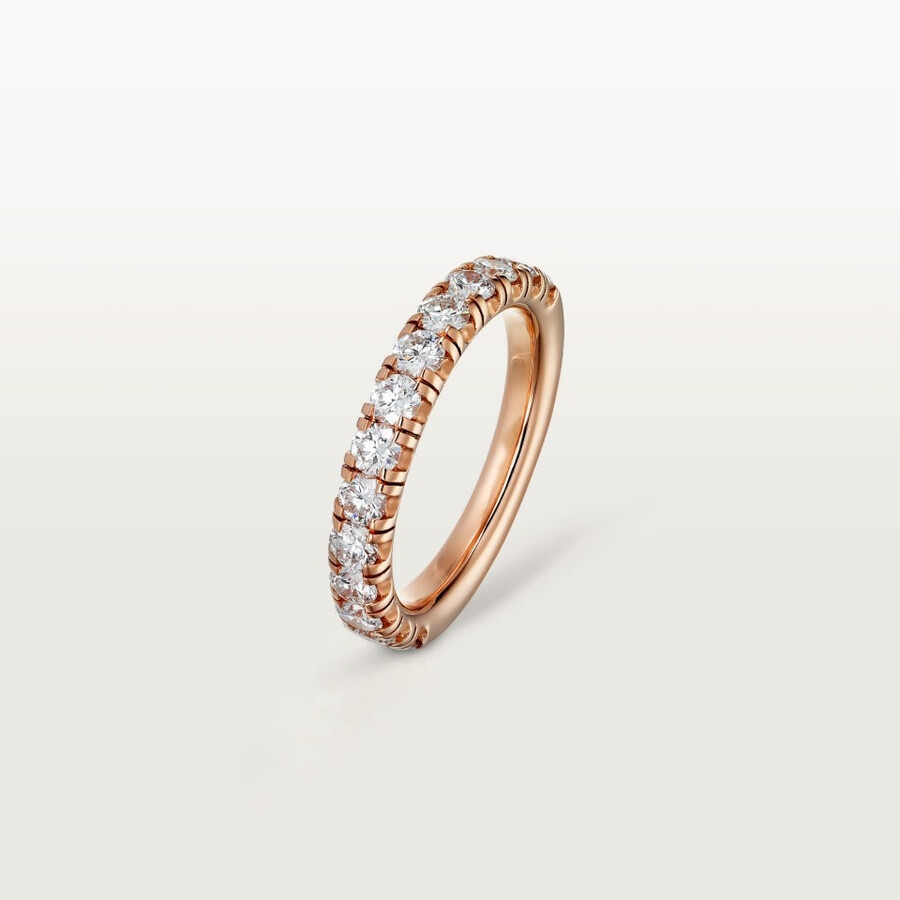 etincelle de cartier ehering 35 mm breit halbpavé
