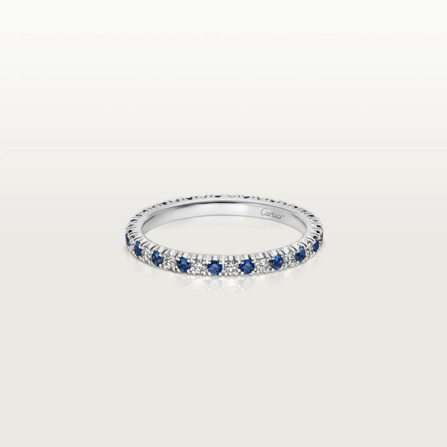 etincelle de cartier ehering 2 mm breit mit pavé-fassung