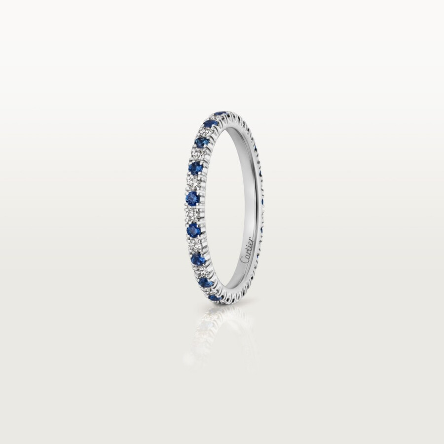 etincelle de cartier ehering 2 mm breit mit pavé-fassung