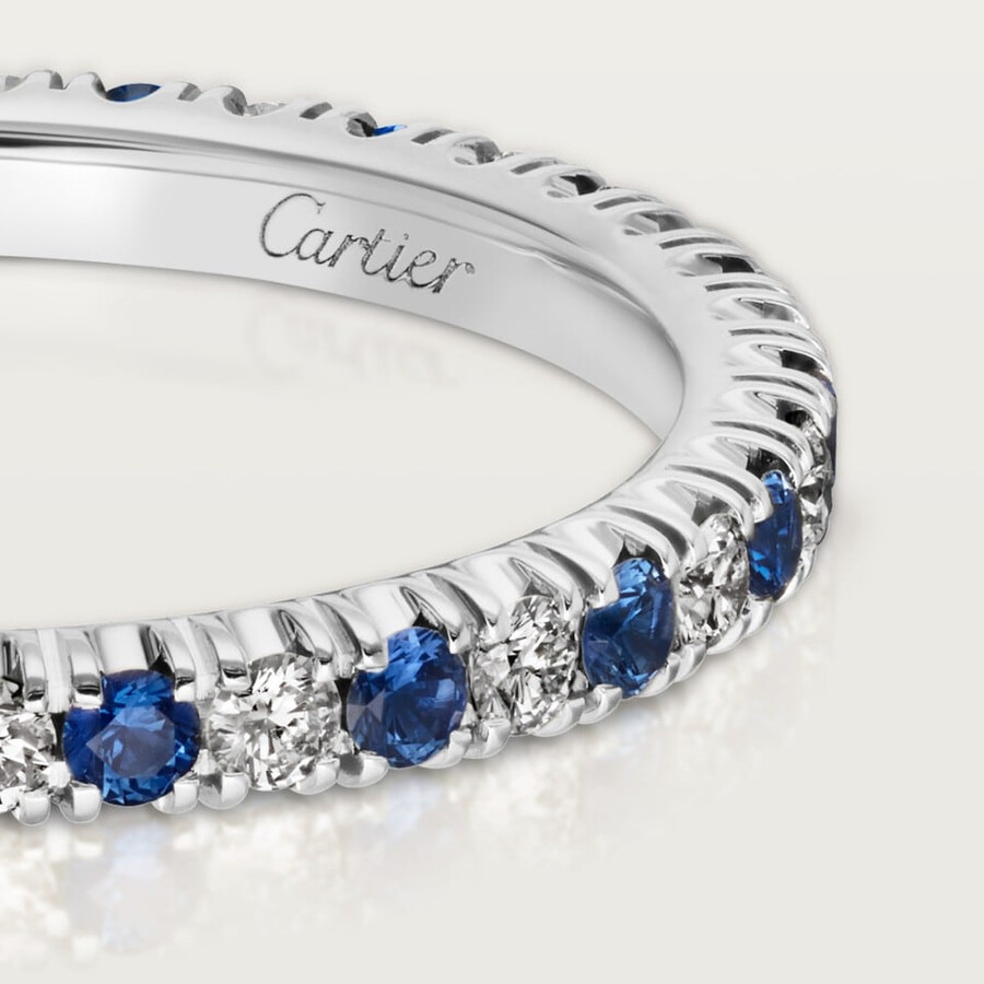 etincelle de cartier ehering 2 mm breit mit pavé-fassung