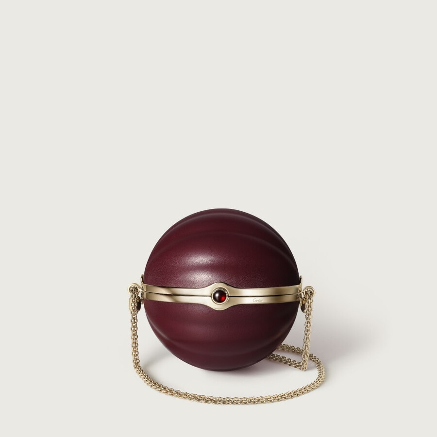 runde tasche mit kannelurenmuster cartier soir